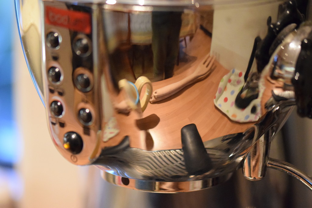coffee machine reflection by christophercox
