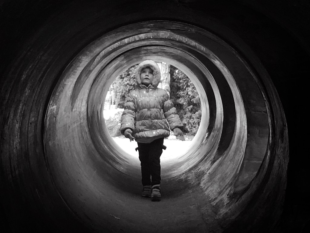 Through a Tunnel Made of Concrete by tina_mac