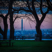 31st Dec 2015 - Framed Wash Monument from Sailing Marina