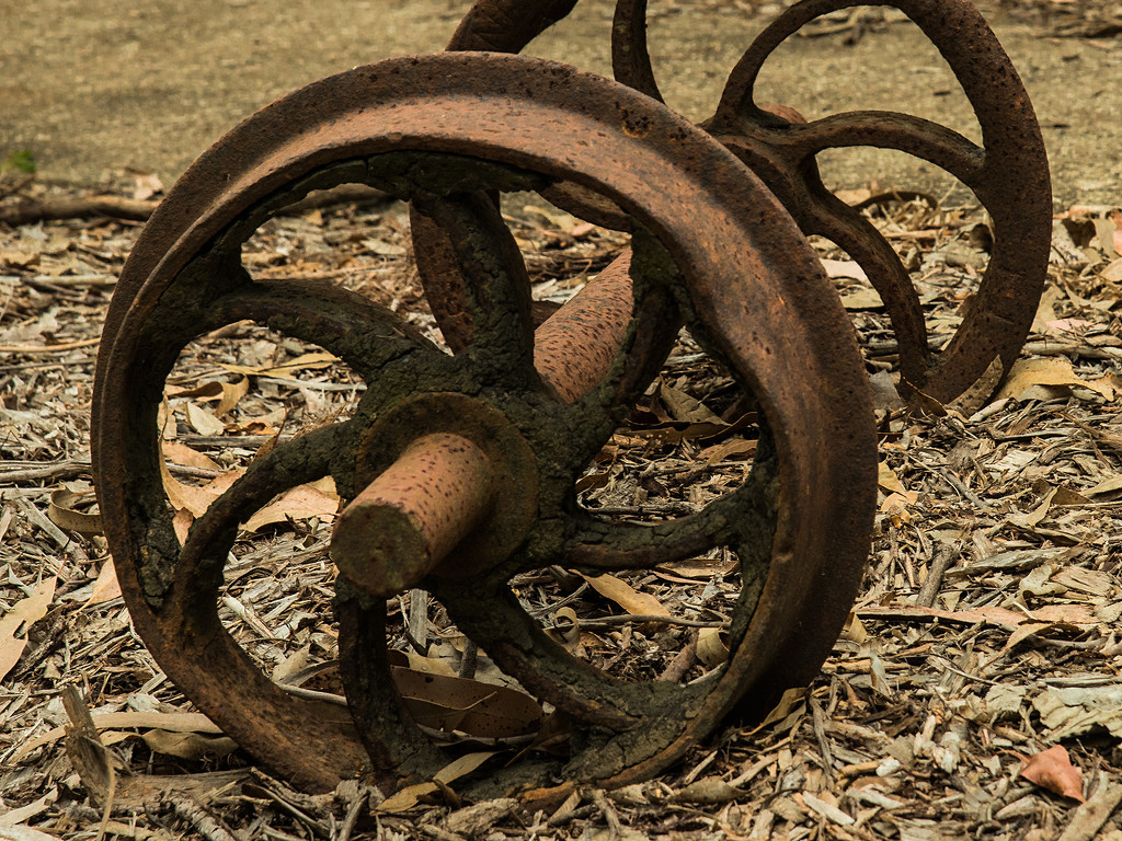 Old train wheels by jeneurell