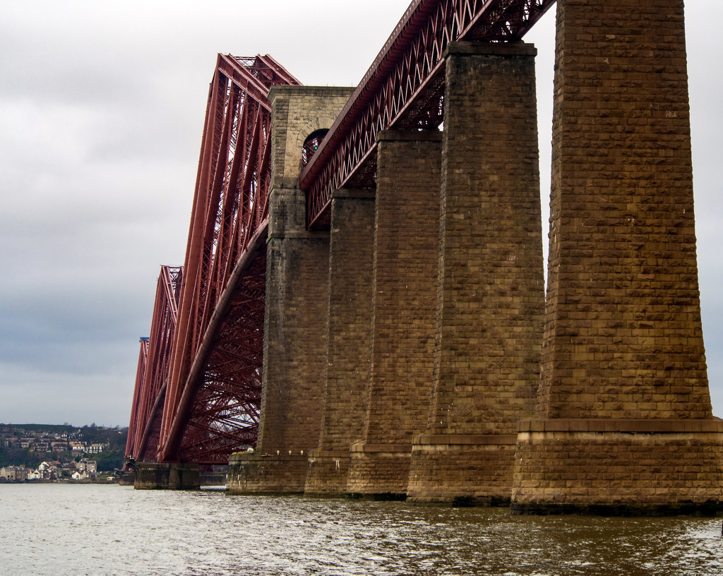 Close up Forth Bridge by frequentframes