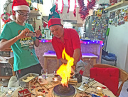 26th Dec 2015 - Setting Pudding on fire