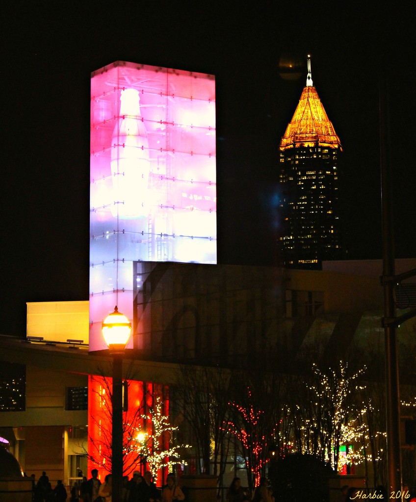 Atlanta at Night by harbie