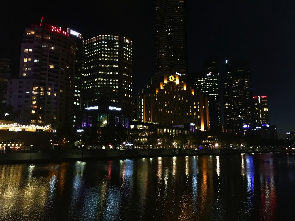 Melbourne City by night by pictureme