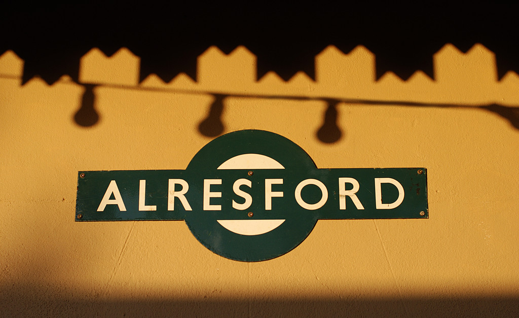 Alresford station sign by davidrobinson