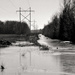 Power Line, Flooded Ditch by lsquared