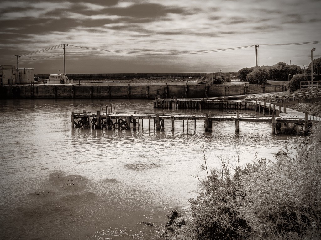 Harbour in Sepia by maggiemae