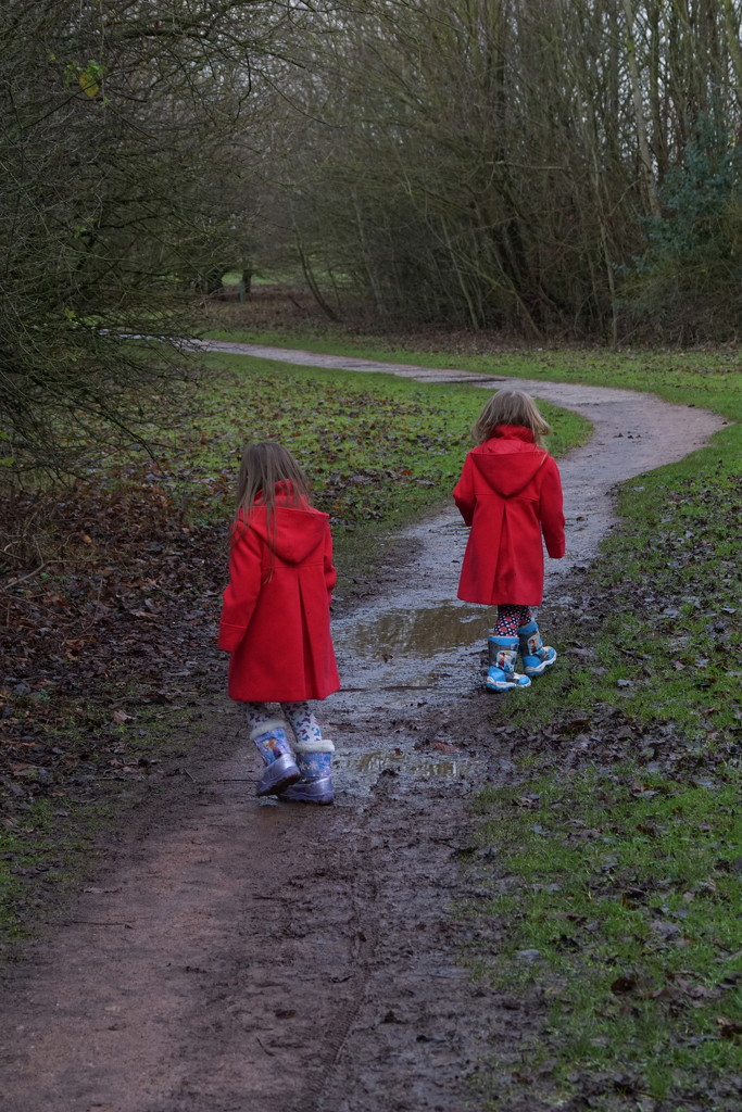 GRANDDAD SAID " STAY OUT OF THE PUDDLES" by markp