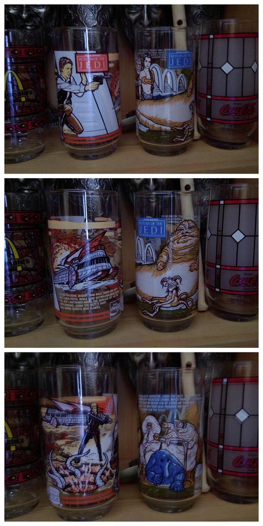Return of the Jedi MacDonalds Glass Collection by mozette