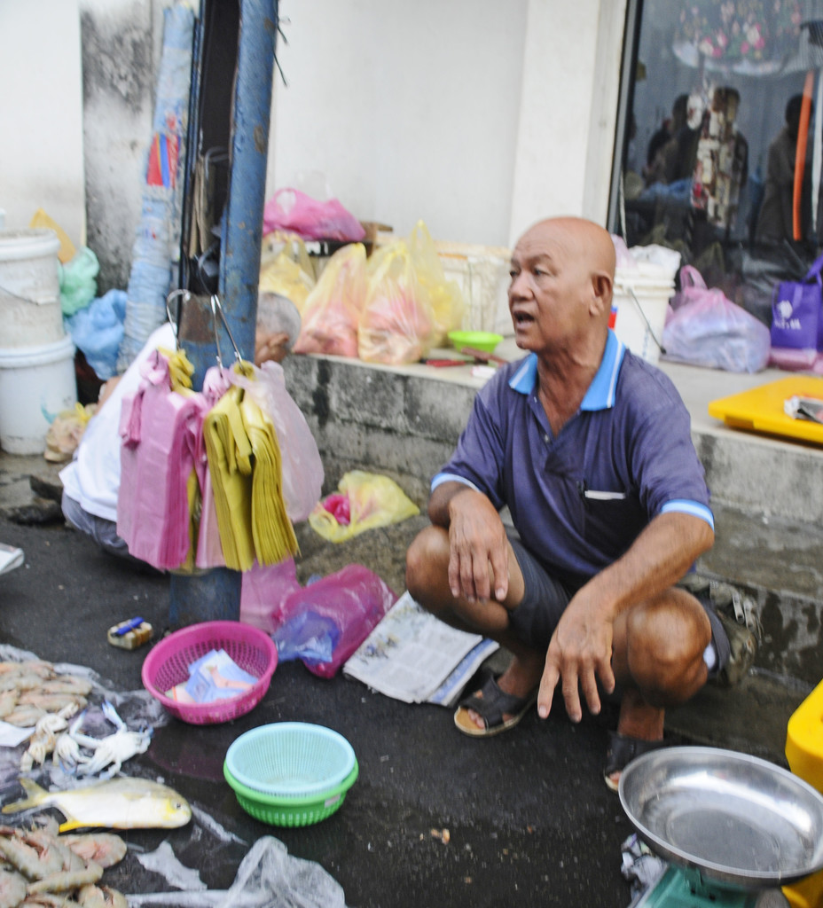 Sunday morning fish seller by ianjb21