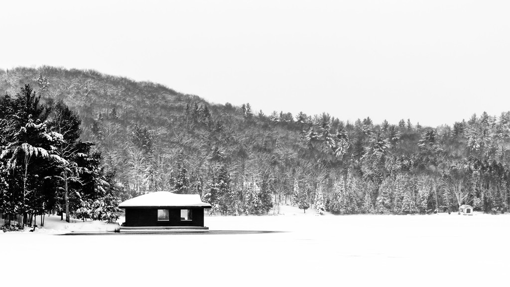 the boathouse in winter by northy