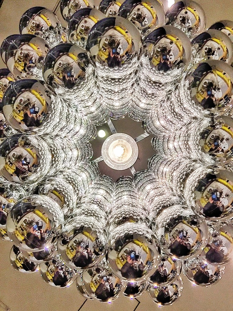 Chandelier from the inside.  by cocobella