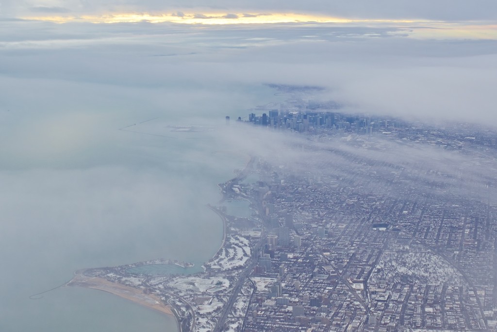Chicago Planescape in Winter by jyokota