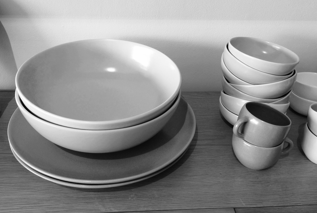 Cups and plates  by brigette