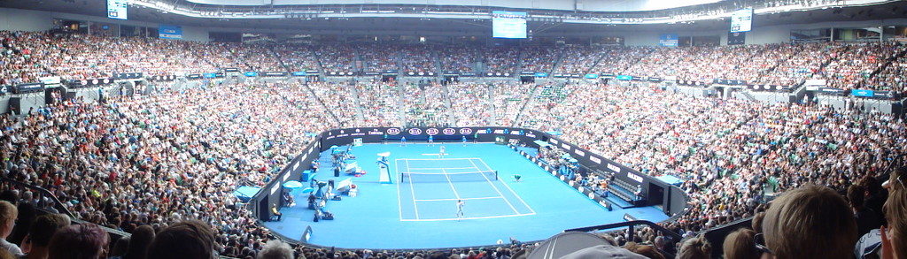 Australian Open panorama by gilbertwood