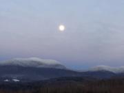22nd Jan 2016 - Moon over Mountain