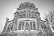 23rd Jan 2016 - Baha'i Temple in Black and White