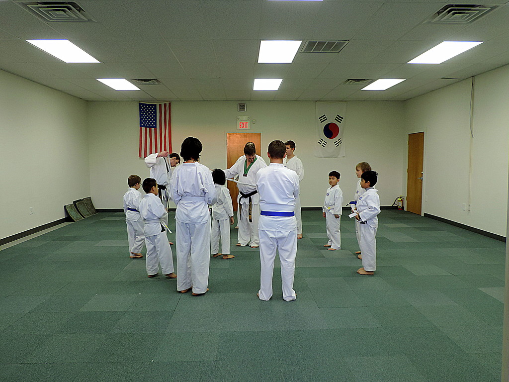 Taekwondo class! by homeschoolmom