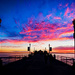 Sunset at Huntington Pier  by stray_shooter