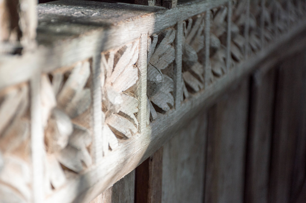 Medieval wood carvings in the church by susie1205