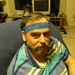 Dad with Headband Bandage by sfeldphotos