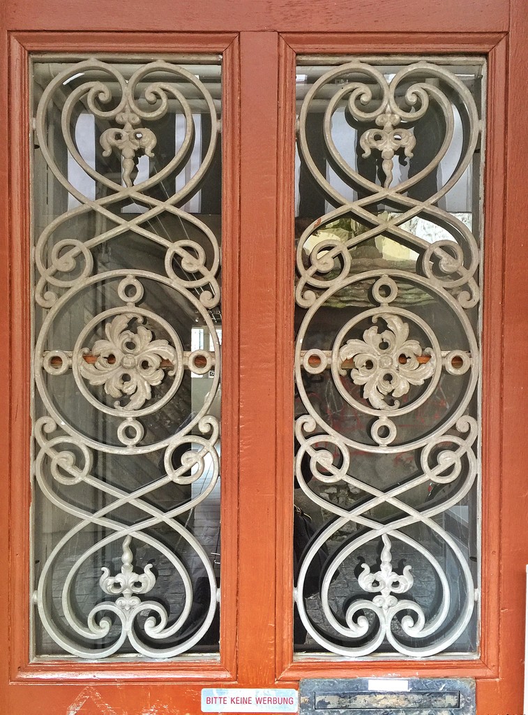 A door with hearts.  by cocobella