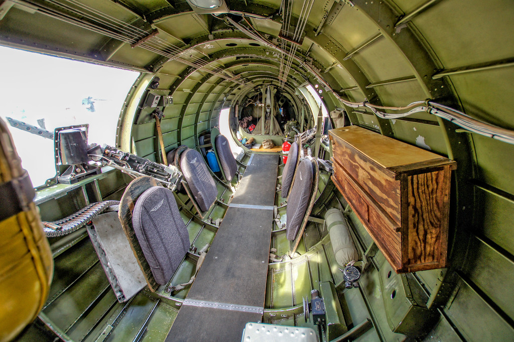 B-17 bomber interior by danette
