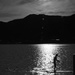 Silhouette paddler by kiwinanna