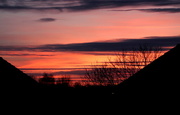 4th Feb 2016 - Sunset between the houses
