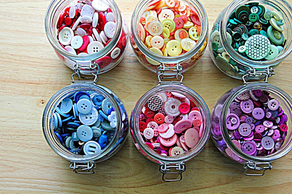 Jars of buttons by leggzy