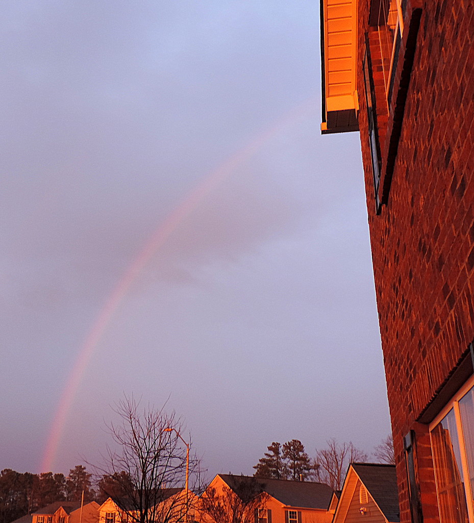 Rainbow at my house! by homeschoolmom