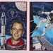 my two little astronaut quilts by margonaut