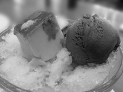 9th Feb 2016 - an icy mix in black and white