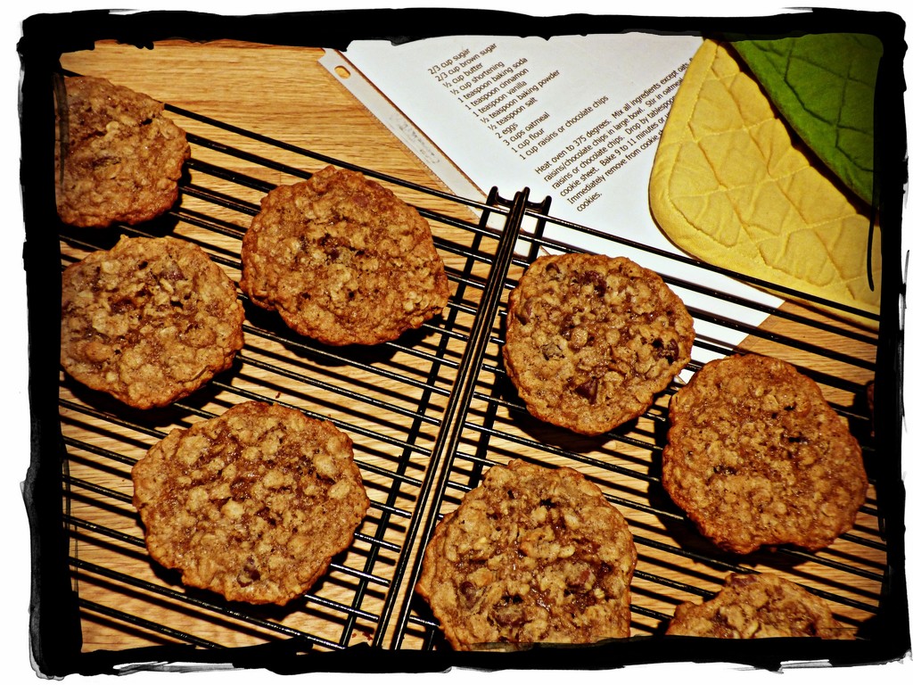 Oatmeal Chocolate Chip Cookies  by peggysirk