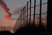 9th Feb 2016 - A Fence and a Funnel - A Kansas Sunset