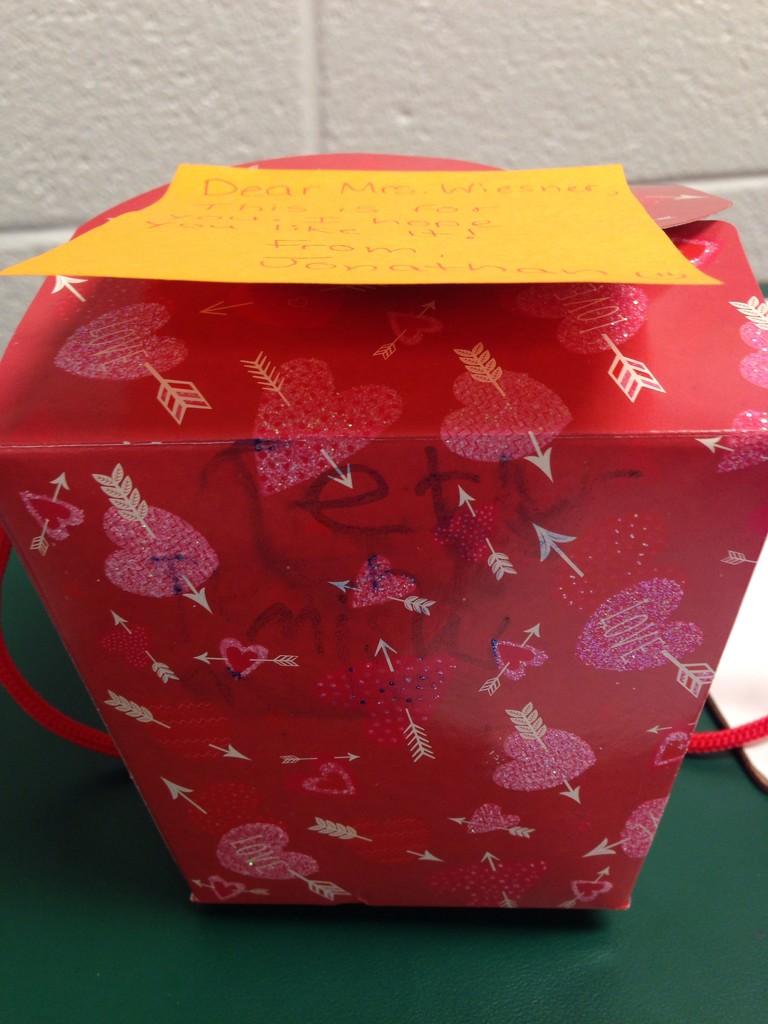 valentine from one of my favorite students by wiesnerbeth