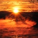 Lake smoke and sunrise by momarge64