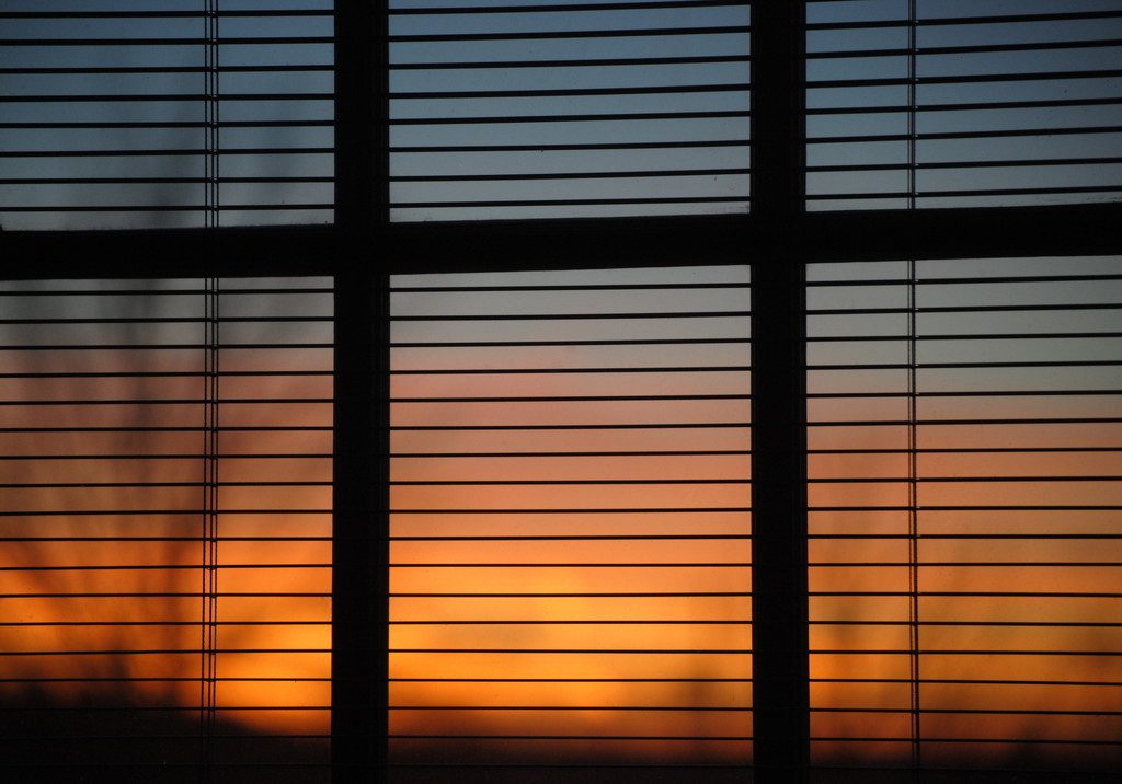 Indoor Sunset - When It's Too Cold to Go Out by genealogygenie