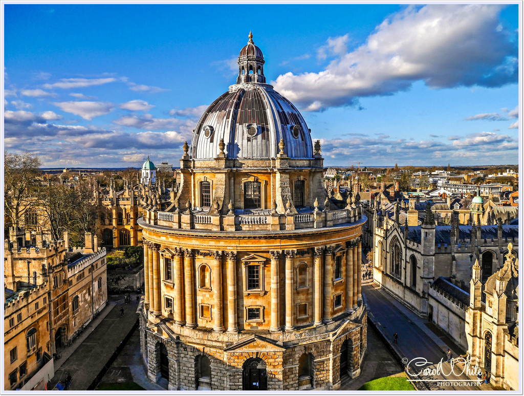 The Radcliffe Camera From University Church Tower by carolmw