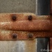 Rusty hinge by thewatersphotos