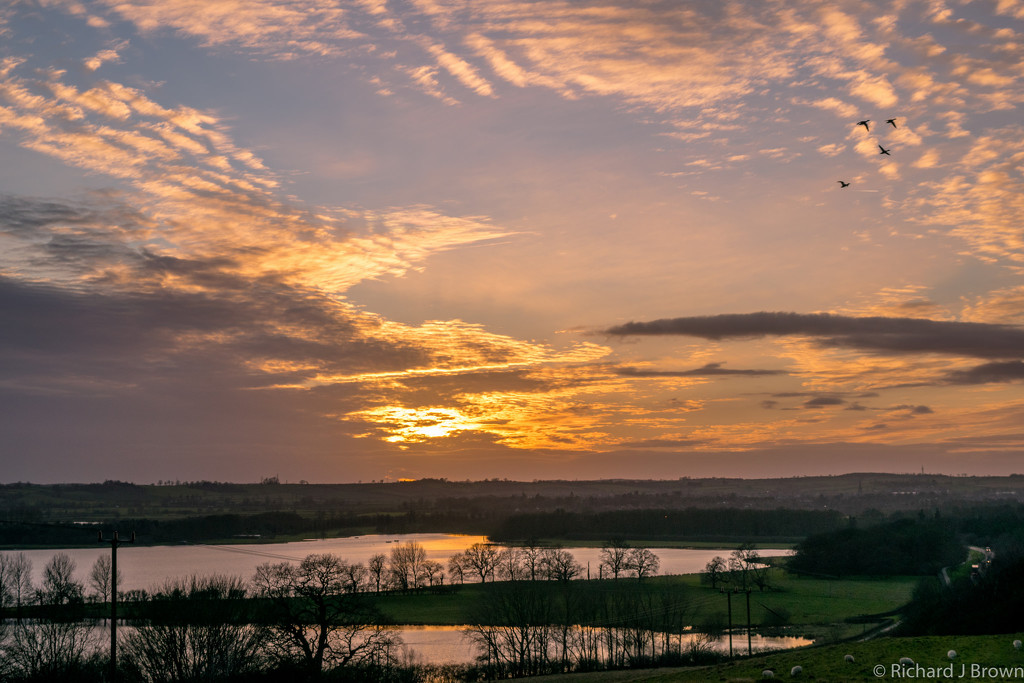 Sunset over Rutland Water by rjb71