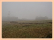 24th Feb 2016 - Mist over the farm on the hill.
