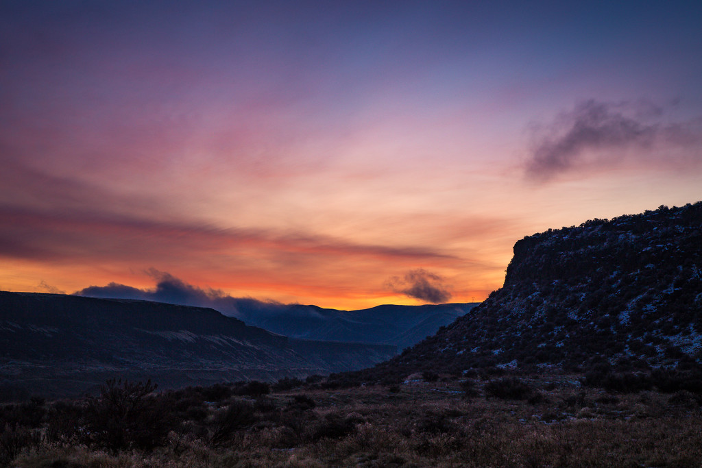 Black Canyon Sunrise by pflaume