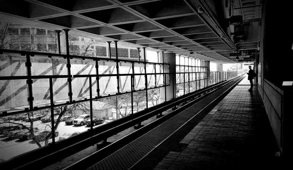 Garnett Street Station in Atlanta MARTA transit by darylo