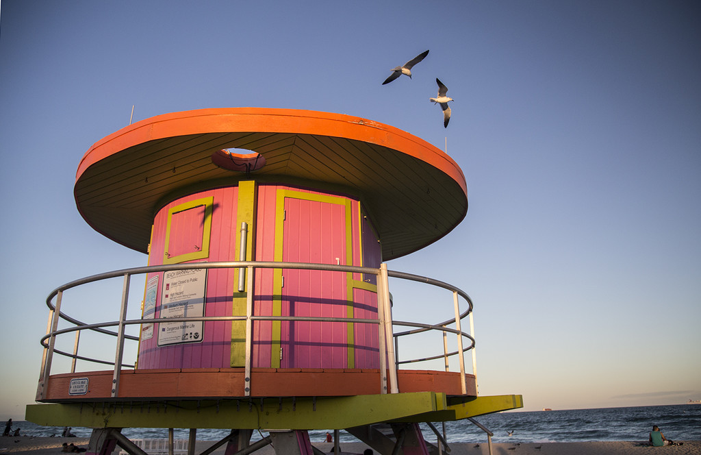 Miami beach Lifeguard tower by pdulis