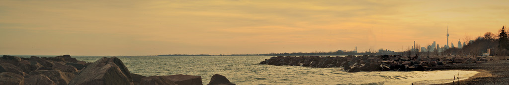 my toronto skyline from the beaches by summerfield