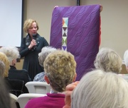 26th Feb 2016 - Sue Nickels at quilt guild