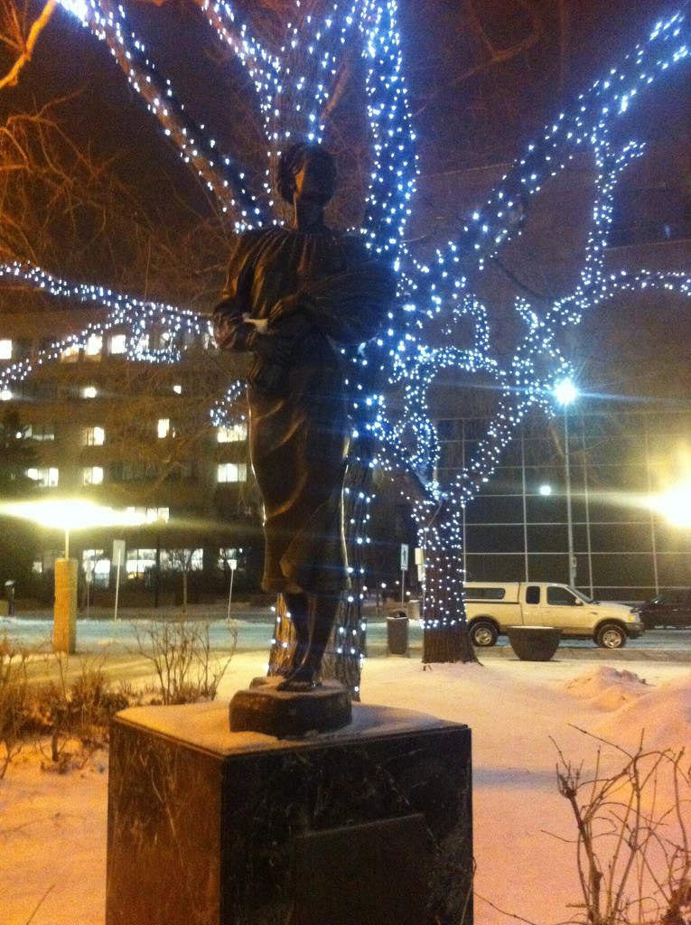 Frozen In Time.....Statues if Edmonton Pioneer Women of Alberta  by bkbinthecity