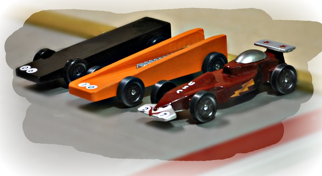 Pinewood Derby Finalists by peggysirk