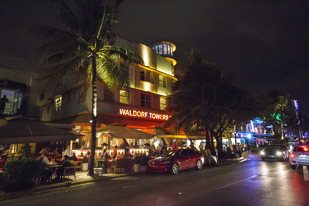 The Famous Ocean Drive Avenue Miami Beach by pdulis
